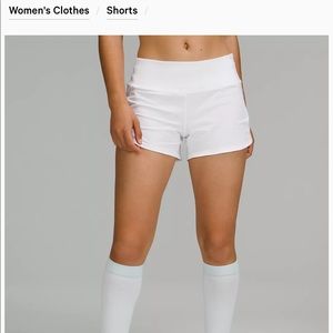 Lululemon Speed Up mid rise shorts size 4